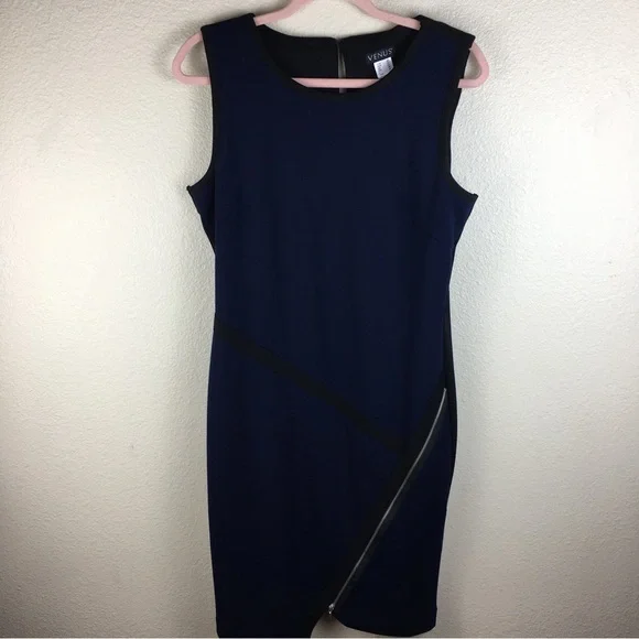 venus navy blue dress Shoshanna Women's Venus Crinkle Chiffon Dress - Blue - Size 8